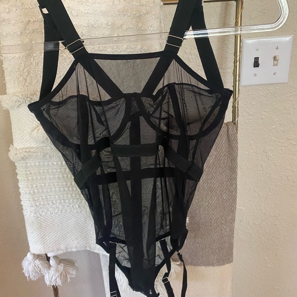 NWOT Intimate Diamond Tyra’s Sheer Bodysuit - Picture 5 of 6